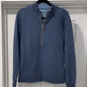 Tommy Bahama Men's Blue Zip-Up Sweater